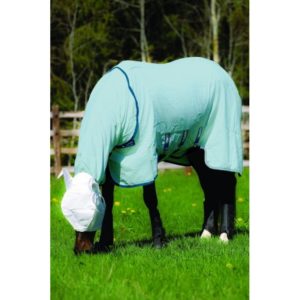 Pony mit Horseware Rambo Sweetitch Ekzemerdecke